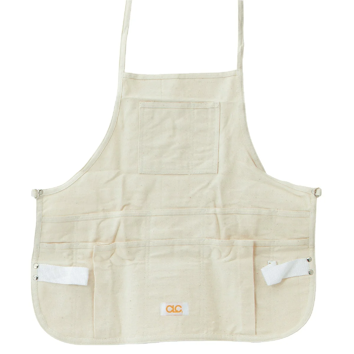 Versatile Custom Leathercraft 12-Pocket Canvas Bib Apron Artisan