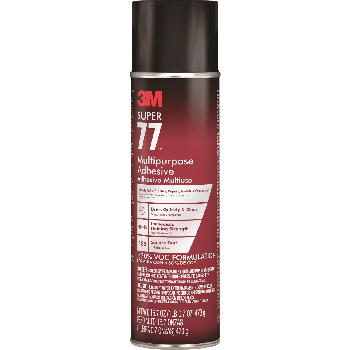 Contemporary 3M Super 77 14 Oz. Multipurpose Low VOC Spray Adhesive Efficient