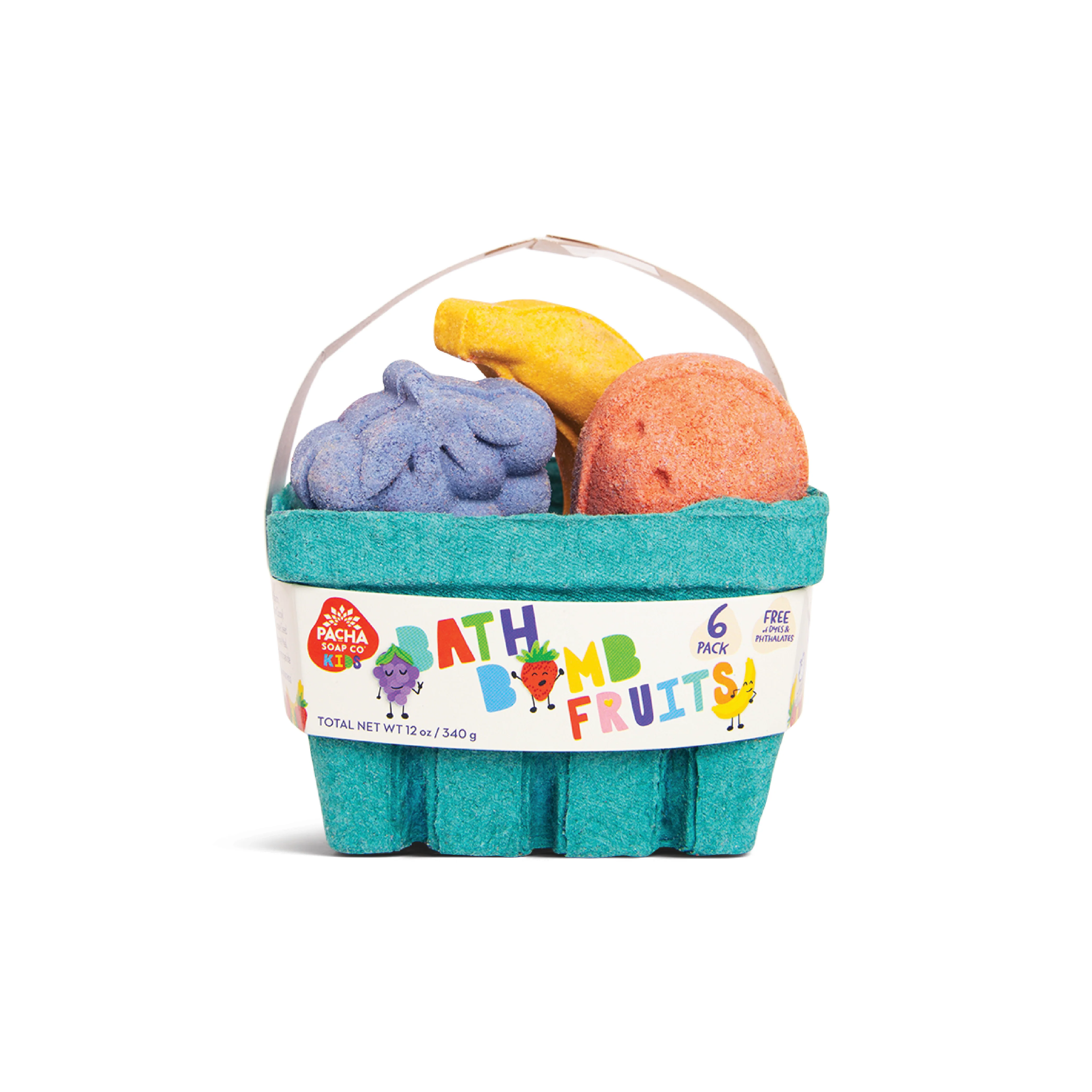Solid Pacha Soap Co. Fruit Basket Bath Bomb Set Original Design