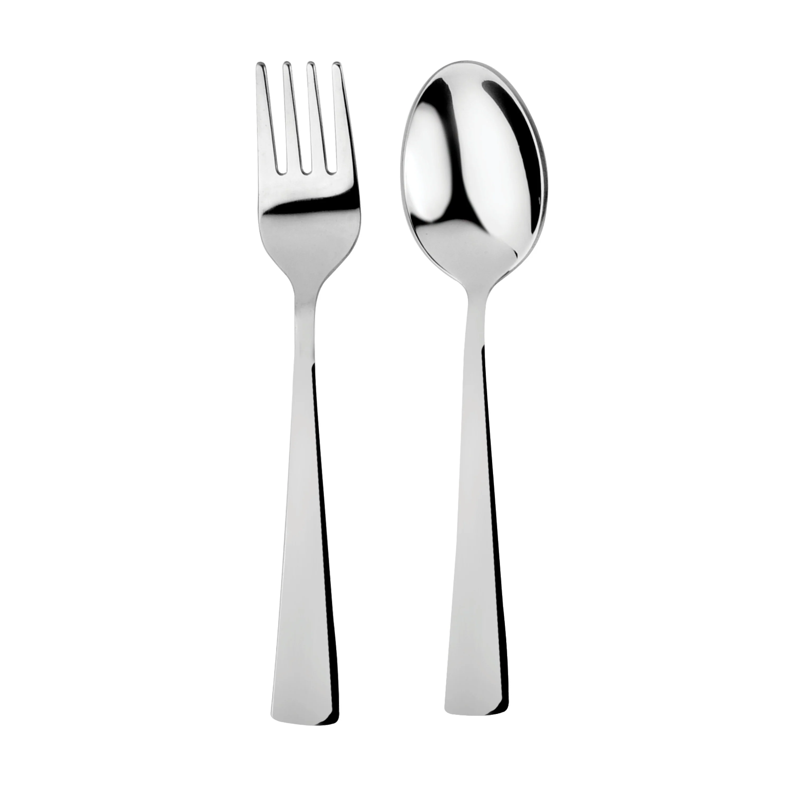 Modern Ahimsa Utensil Set - Stainless Steel Fork and Spoon Excellent