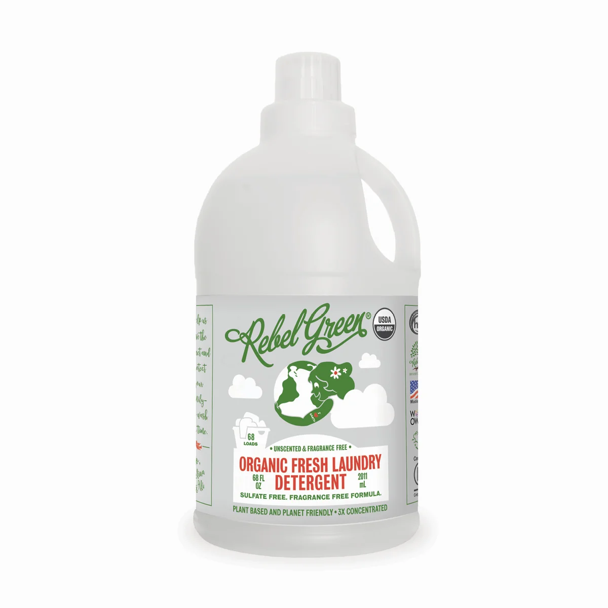 Excellent Rebel Green Fresh Laundry Detergent Liquid - 3x Concentrated Expertly Made