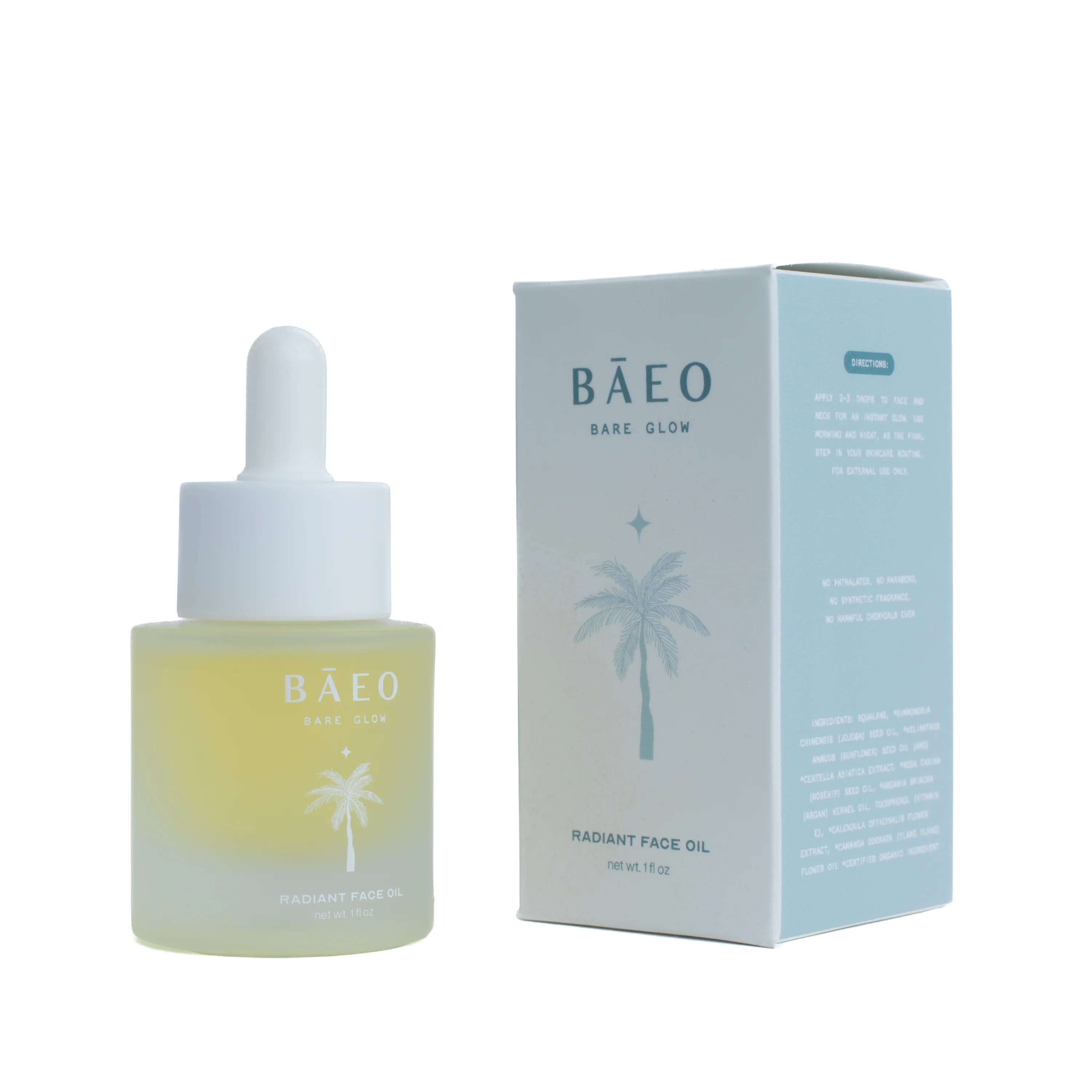 Carefully Designed Baeo Bare Glow - Radiant Face Oil Easy-to-Use