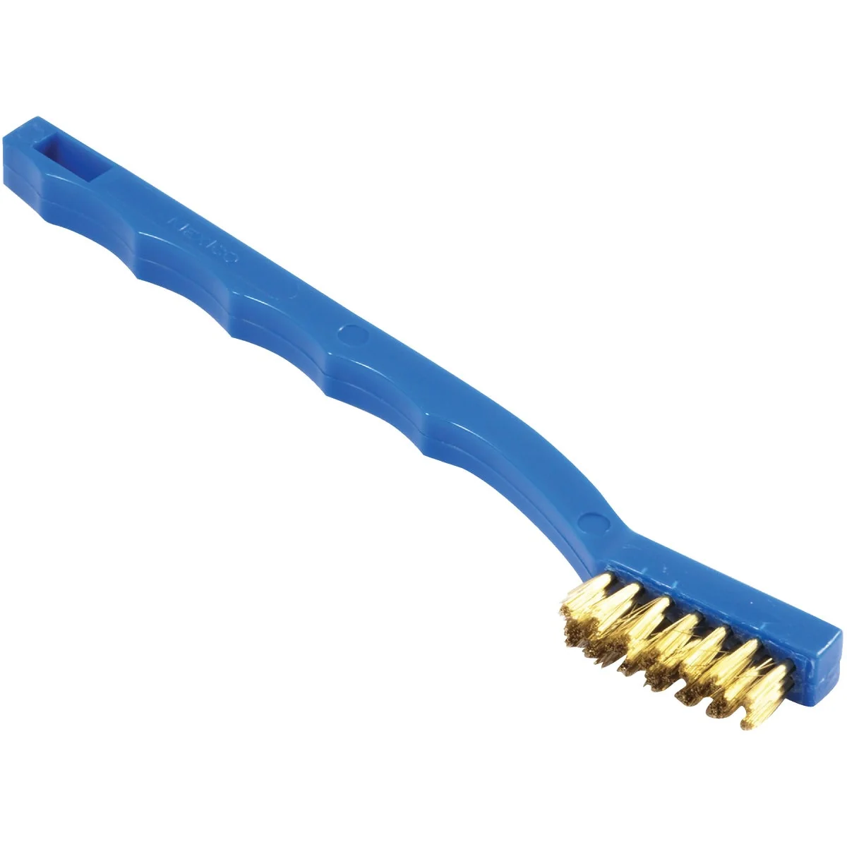 Premium Forney 7-1 4 In. Plastic Handle Wire Brush with Brass Bristles Organic