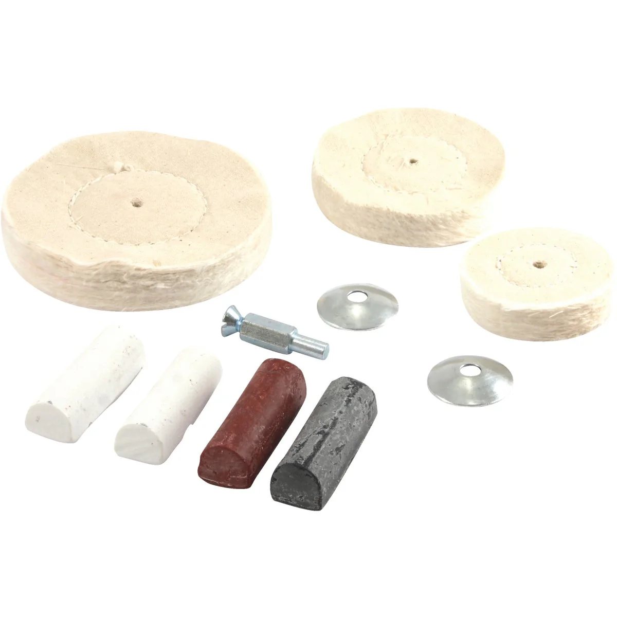 Green Forney Assorted 1 4 In. x Buffing Wheel Durable