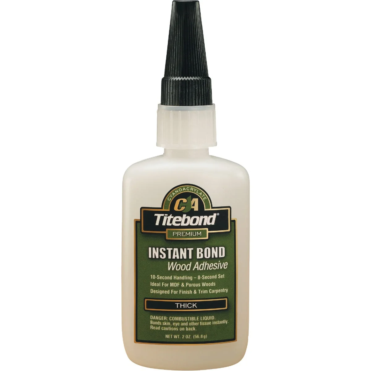 Premium Material Titebond 2 Oz. Instant Bond Thick Viscosity CA Wood Glue Specialty