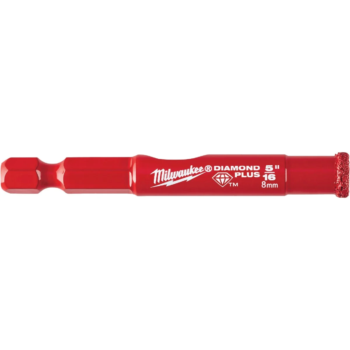 Carefully Designed Milwaukee 5 16 In. x 2-1 8 In. Diamond Glass Tile Drill Bit Long-Lasting
