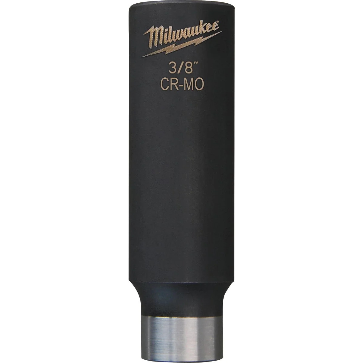 Next-Generation Milwaukee SHOCKWAVE 3 8 In. Drive 1 2 In. 6-Point Deep Standard Impact Socket Fine Crafted
