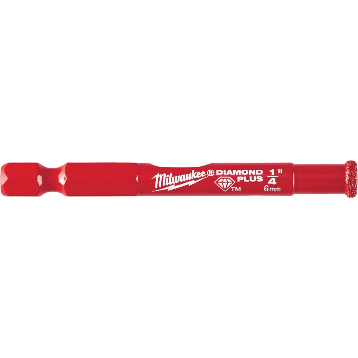 Exceptional Milwaukee 1 4 In. x 2-1 8 In. Diamond Glass Tile Drill Bit Authentic