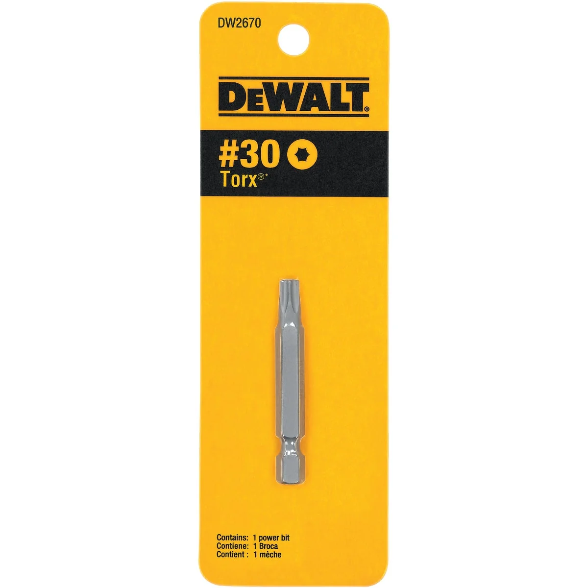Detailed DeWalt T30 TORX 2 In. 1 4 In. Power Screwdriver Bit High-Performance
