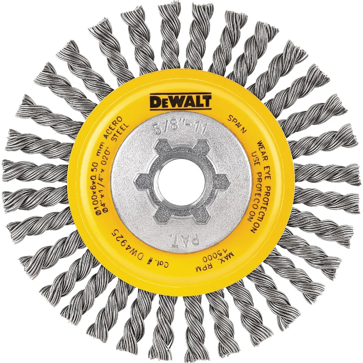 Modern DeWalt High Performance 4 In. Carbon Stringer Bead Angle Grinder Wire Wheel Official