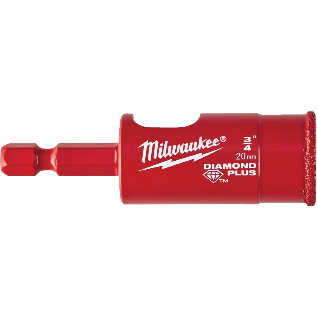Premium Milwaukee 3 4 In. x 2-1 8 In. Diamond Glass Tile Drill Bit Breathable