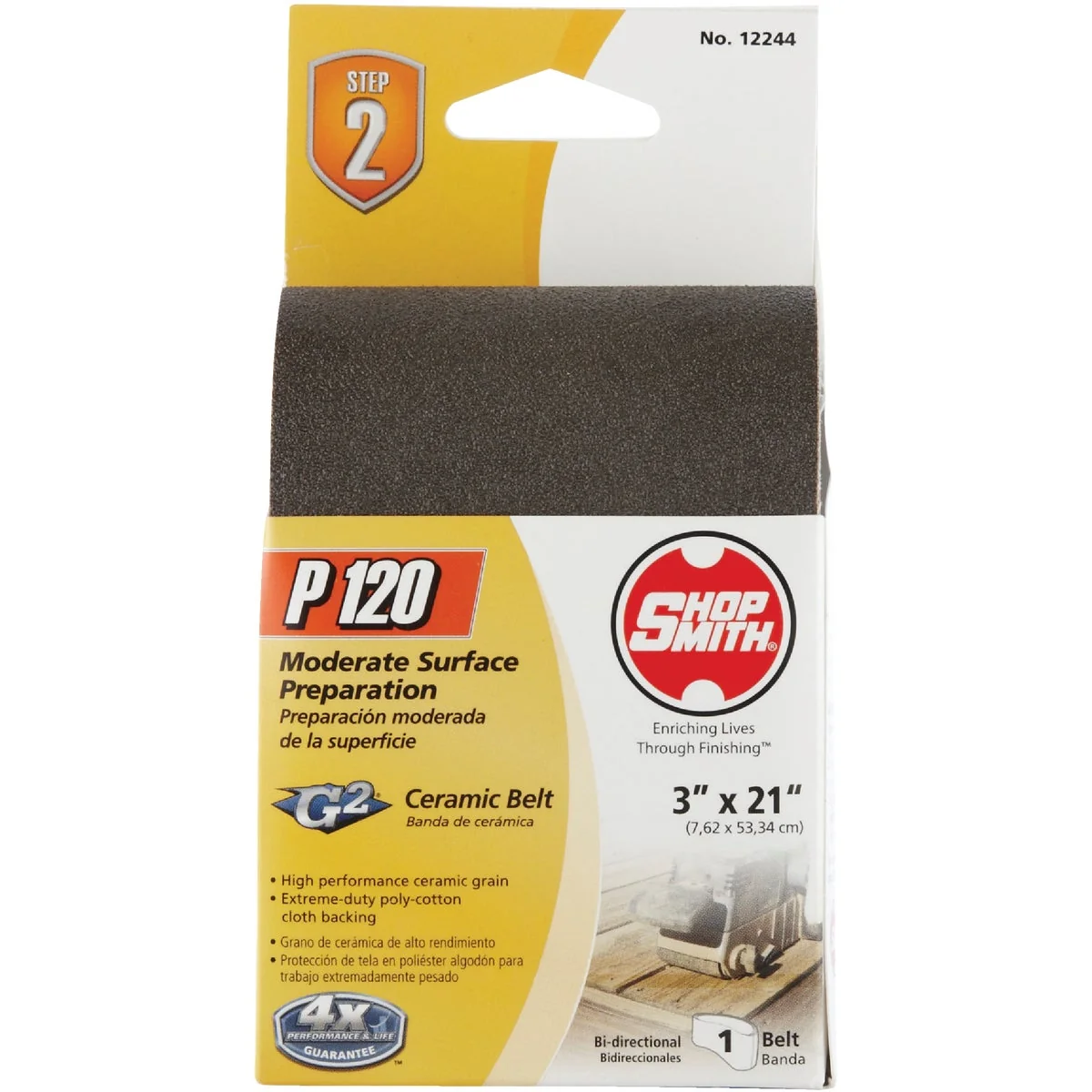 Next-Generation Gator Blade 3 In. x 21 In. 120 Grit Heavy-Duty Sanding Belt Elite