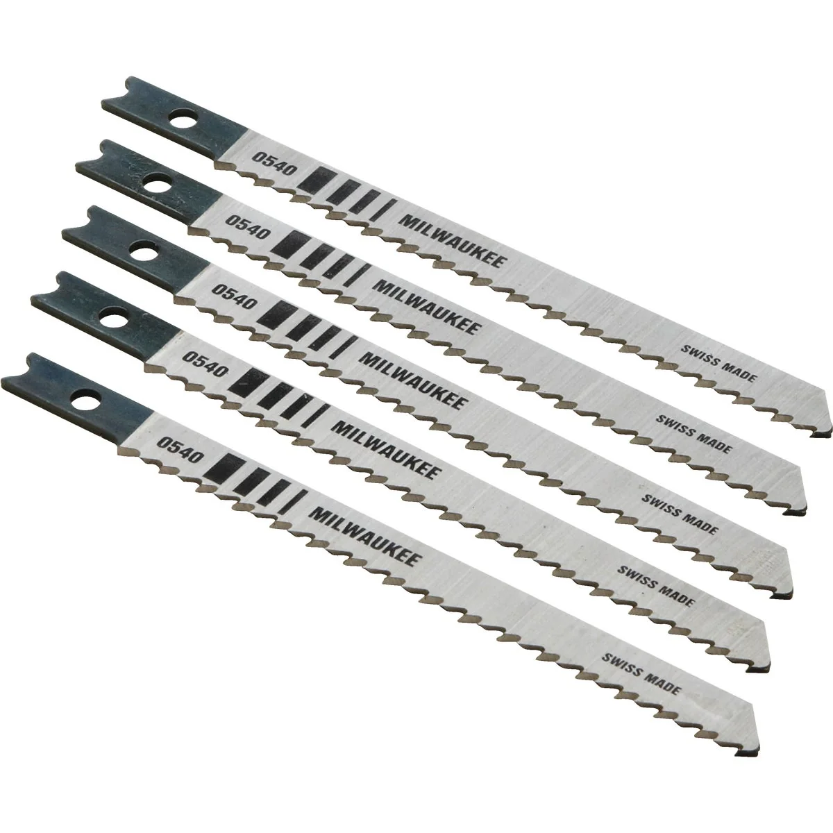 Prestigious Milwaukee U-Shank 4 In. x 10 TPI High Carbon Steel Jig Saw Blade Wood Cutting 5-Pack Dependable