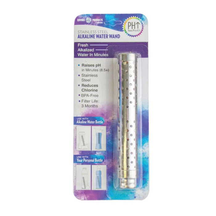 Fashionable New Wave Enviro Stainless Steel Alkaline Water Wand Filter Breathable