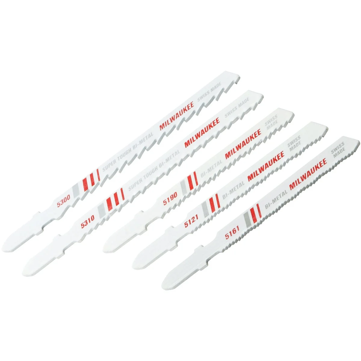 Innovative Milwaukee 5-Piece T-Shank Jig Saw Blade Set Original Design