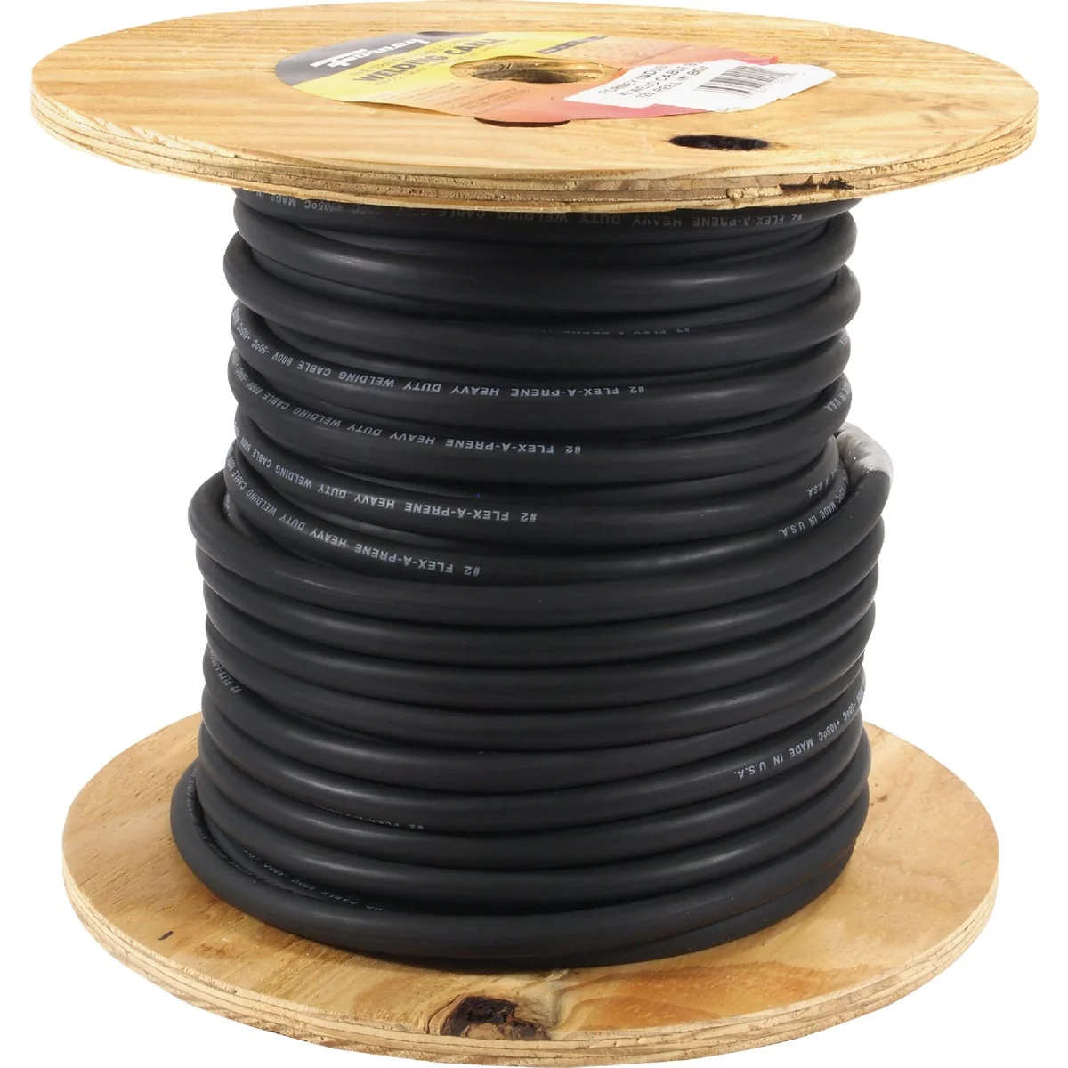 Minimalist Forney 2-Gauge Welding Cable 125 Ft. Spool Safe