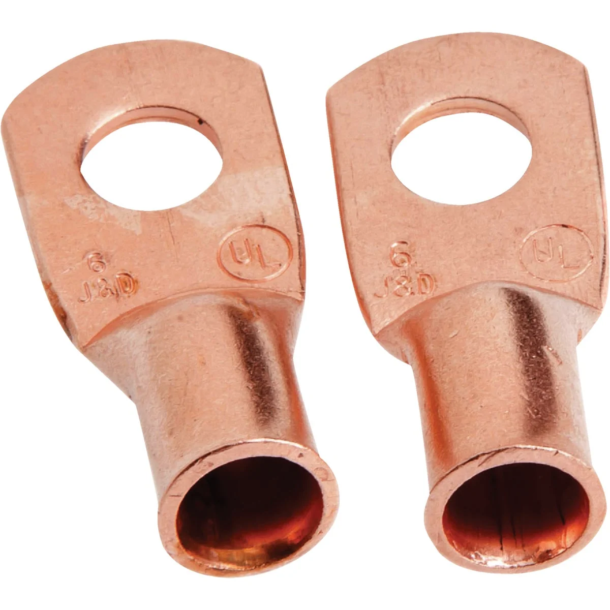 Relaxed Forney 6 Cable x 1 4 In. Stud Copper Cable Lug 2-Pack Minimalist