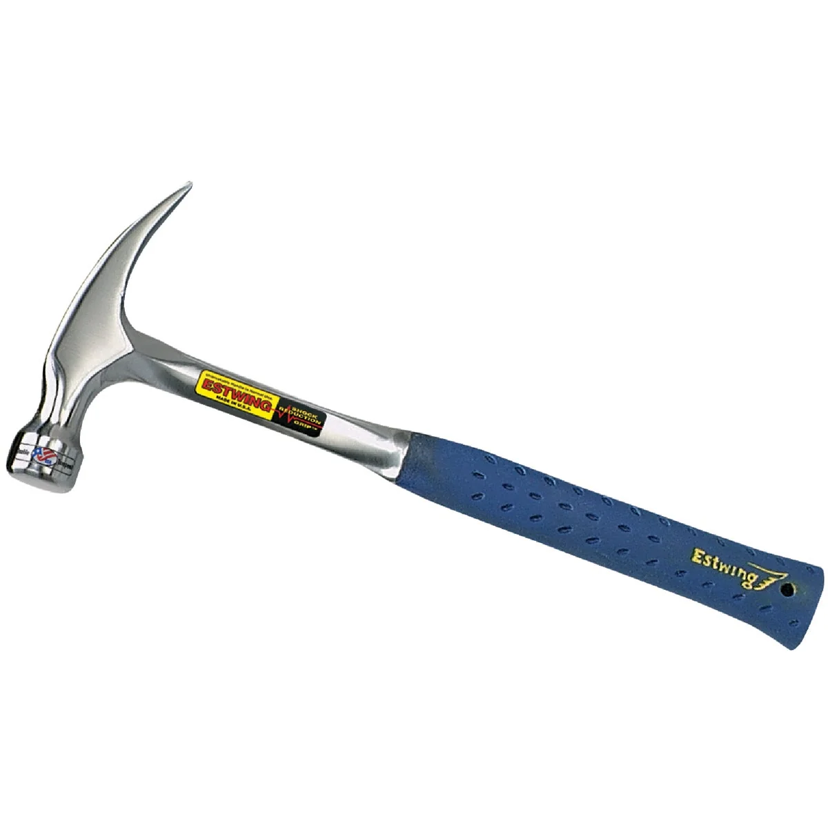 Sustainable Estwing 12 Oz. Smooth-Face Rip Claw Hammer with Nylon-Covered Steel Handle Original