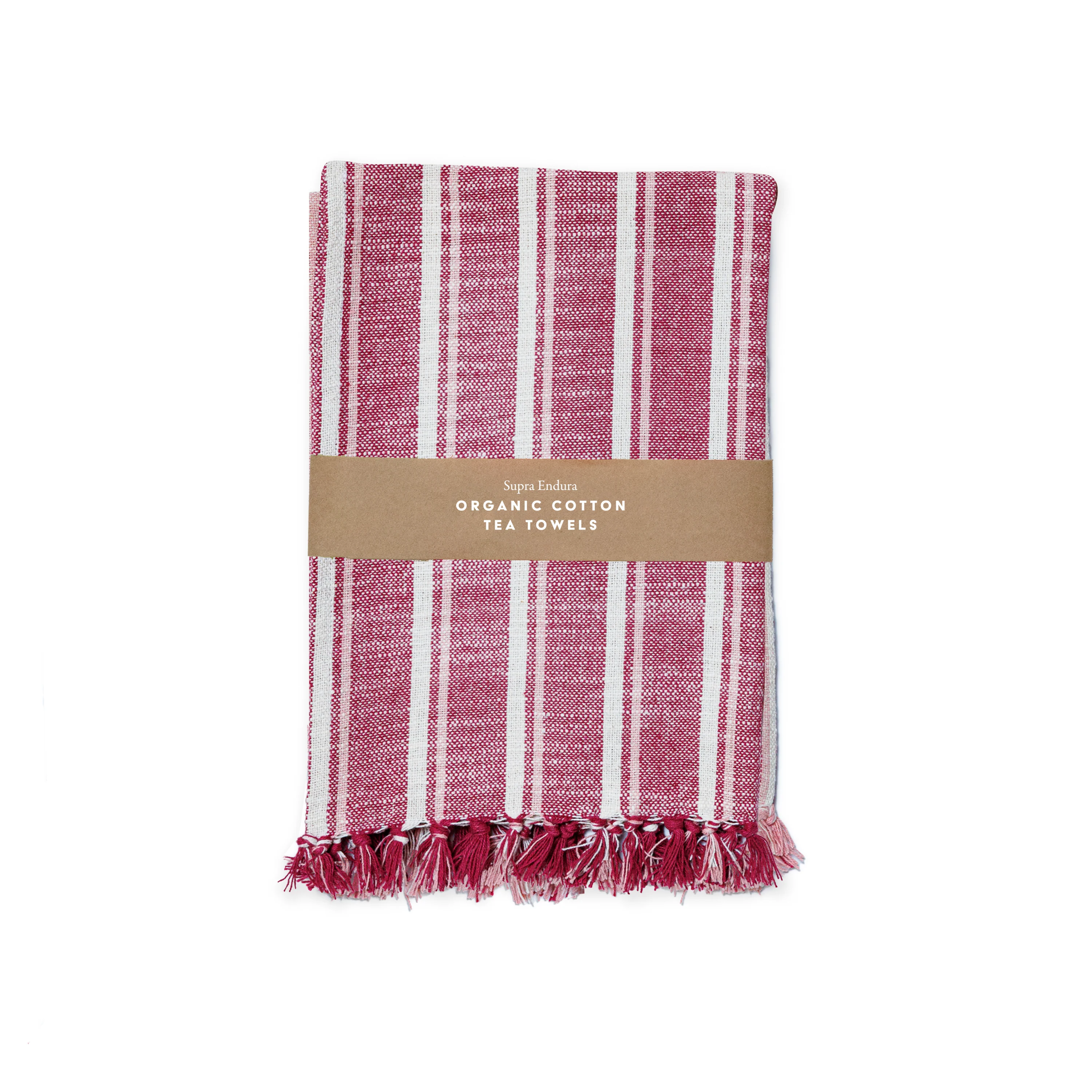 Fine Supra Endura Striped Organic Cotton Tea Towel Set Practical