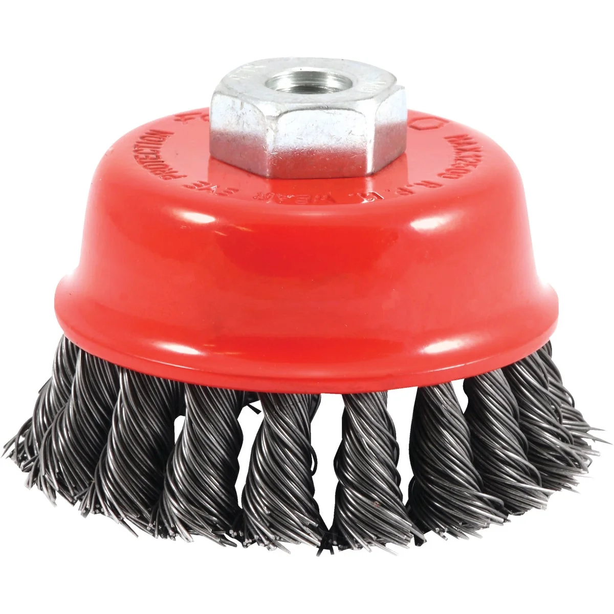 Authentic Forney 2-3 4 In. Knotted .020 In. Angle Grinder Wire Brush Superior