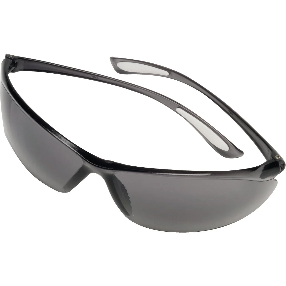Exclusive Safety Works Feather Fit Gray Frame Safety Glasses with Gray Lenses Long-Lasting