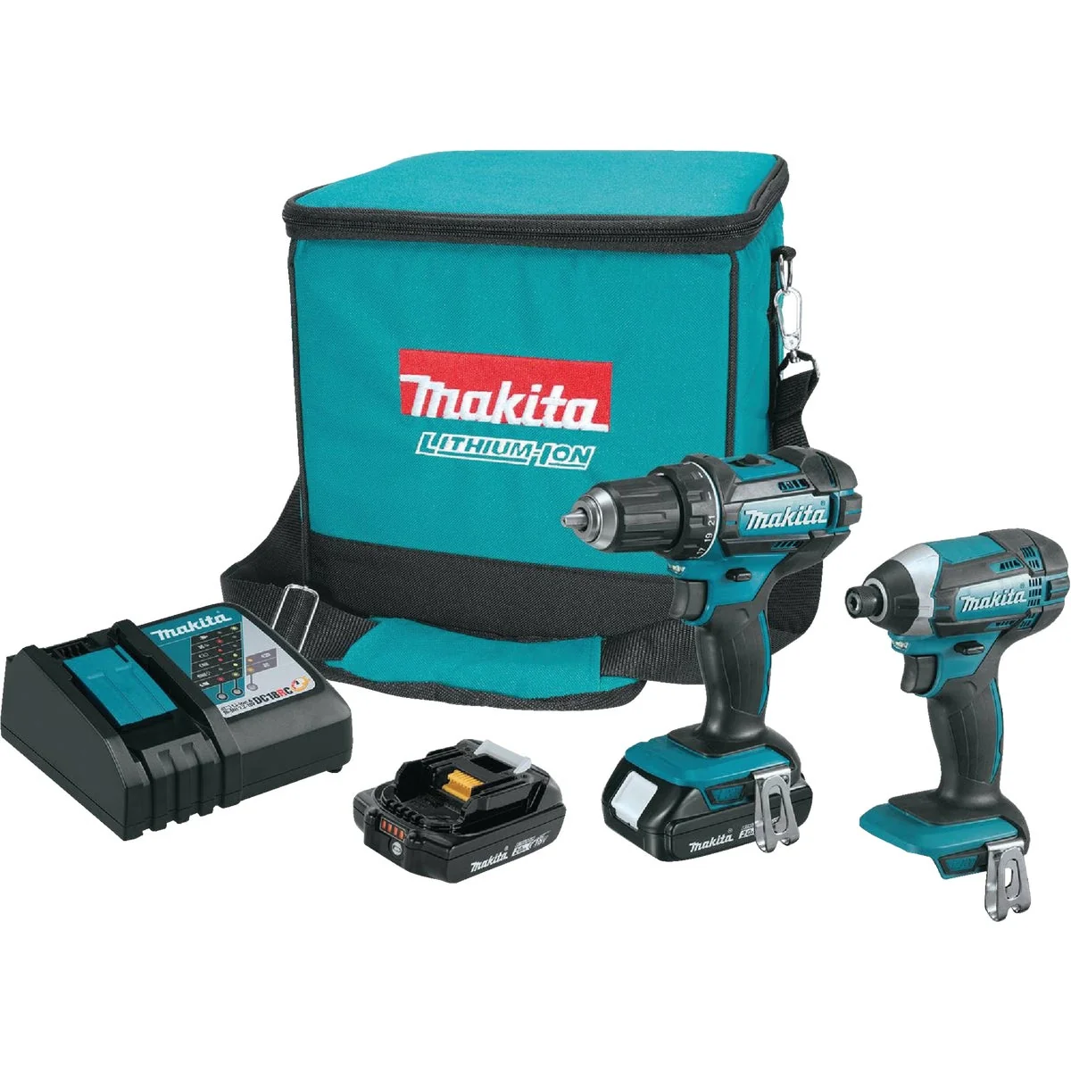 Original Design Makita 2-Tool 18V LXT Lithium-Ion Drill Driver Impact Driver Cordless Tool Combo Kit Sustainable