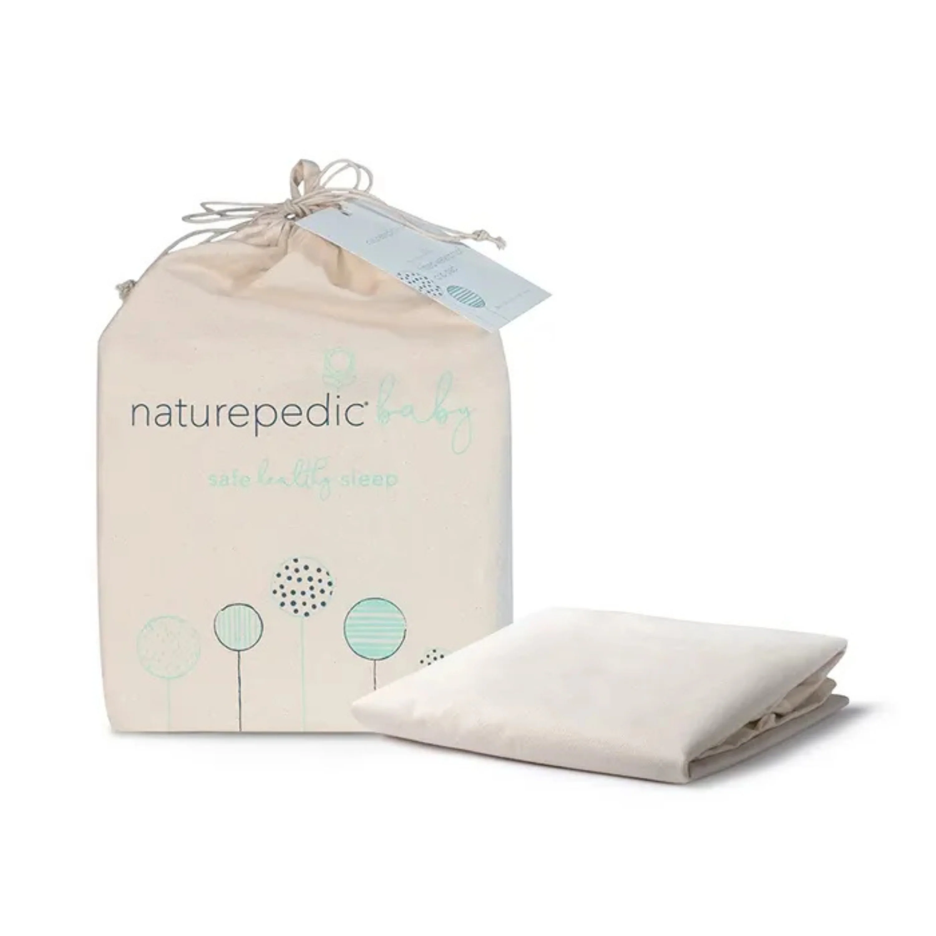 Clean Naturepedic Fitted Waterproof Crib Mattress Protector Pad Refined