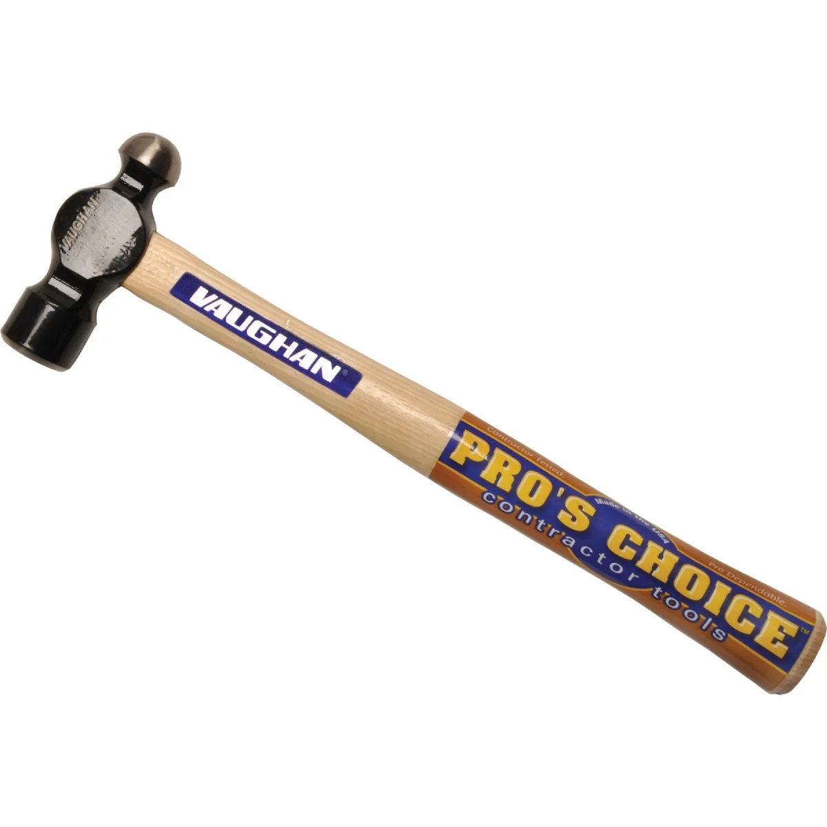 Unique Vaughan 24 Oz. Steel Ball Peen Hammer with Hickory Handle Powerful