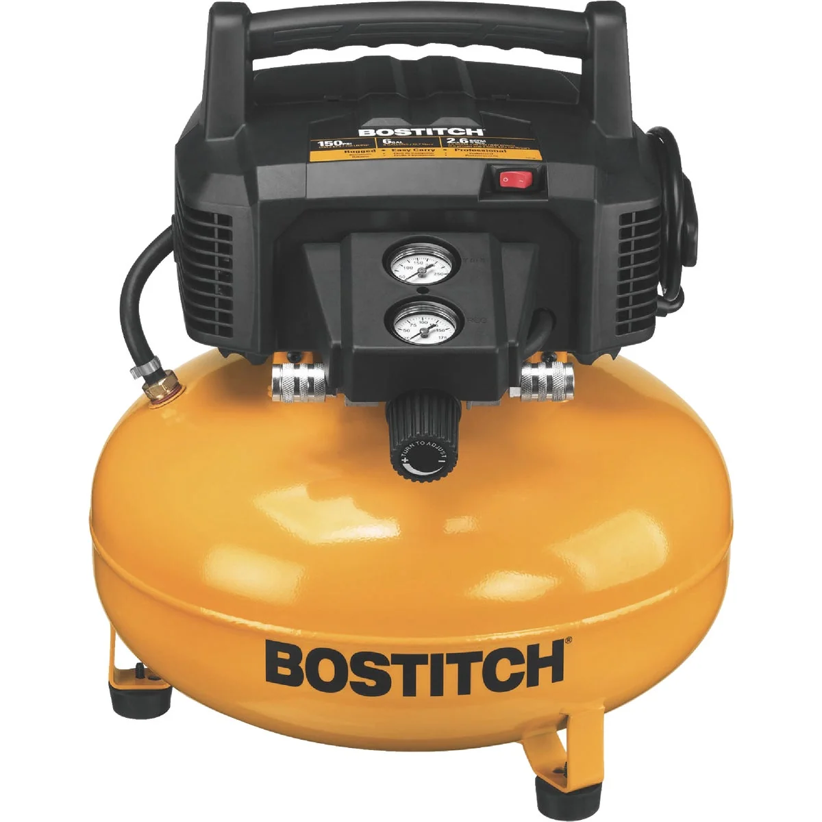 Outstanding Bostitch 6 Gal. Portable 150 psi Pancake Air Compressor Reusable