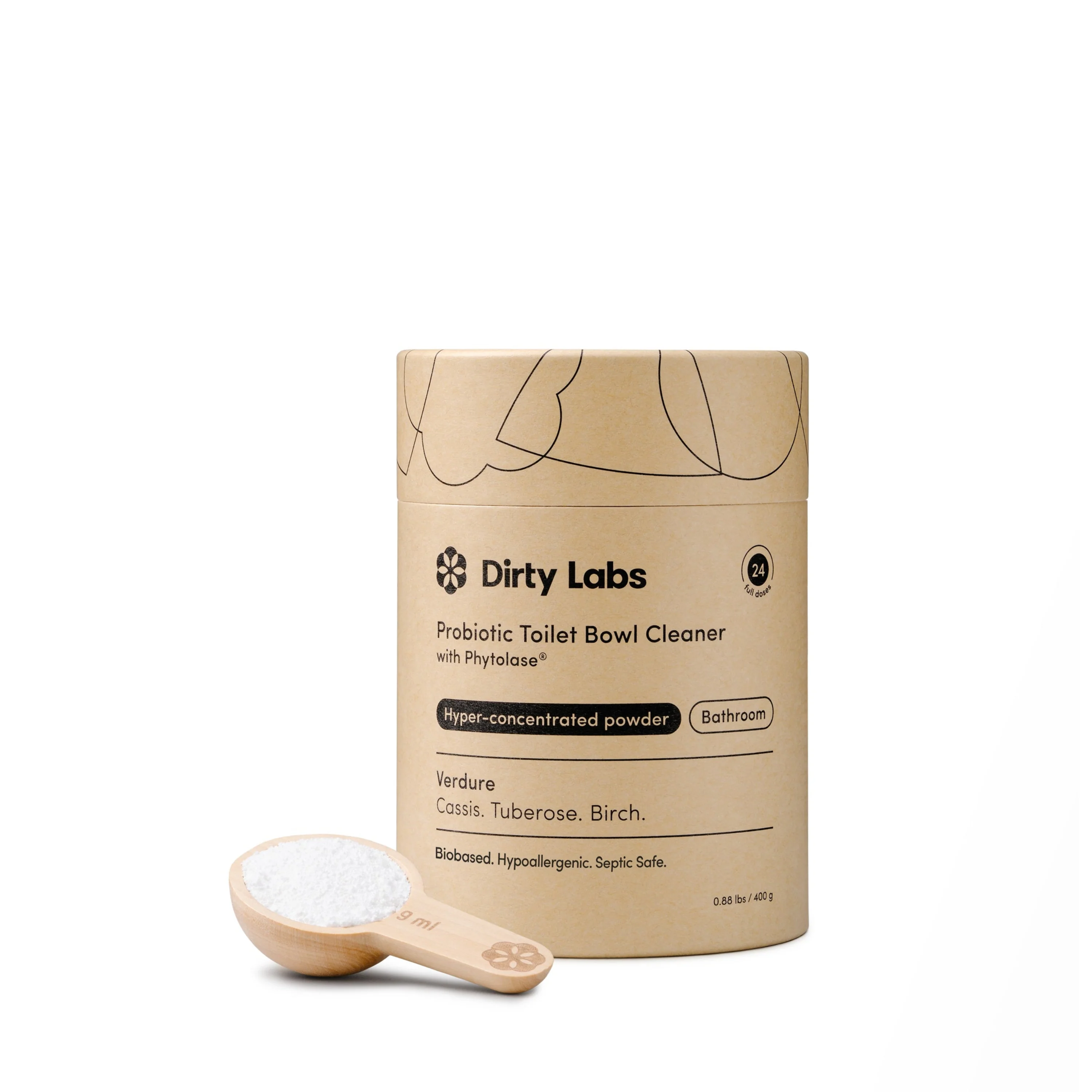 Official Dirty Labs Probiotic Toilet Bowl Cleaner with Phytolase® Trusted