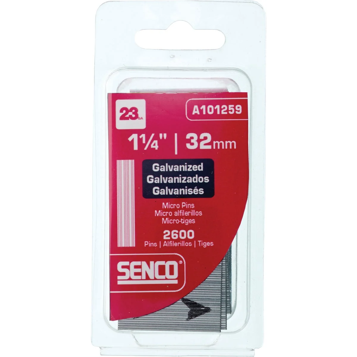 Specialty Senco 23-Gauge Galvanized Pin Nail 1-1 4 In. 2600 Ct. Elite