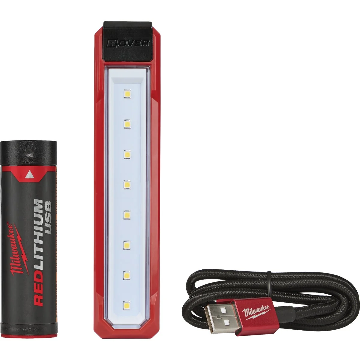Responsible Milwaukee ROVER LED Aluminum REDLITHIUM USB Flood Rechargeable Flashlight Traditional