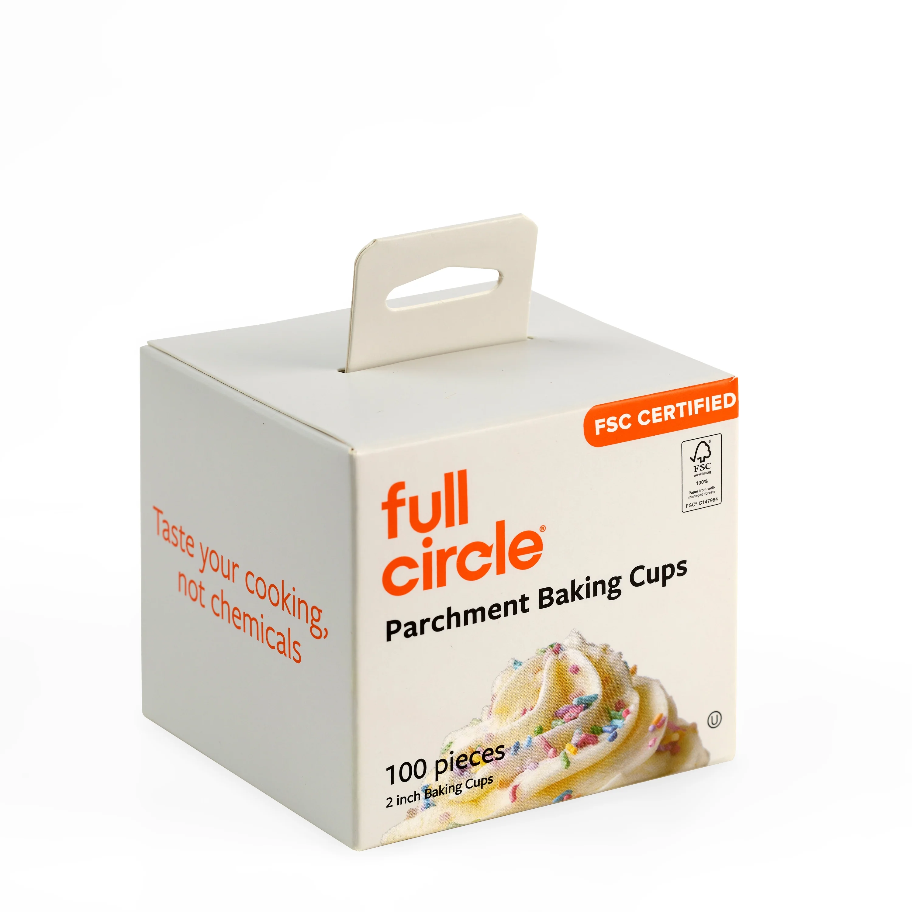 Healthy Full Circle FSC Cupcake Liners Authentic