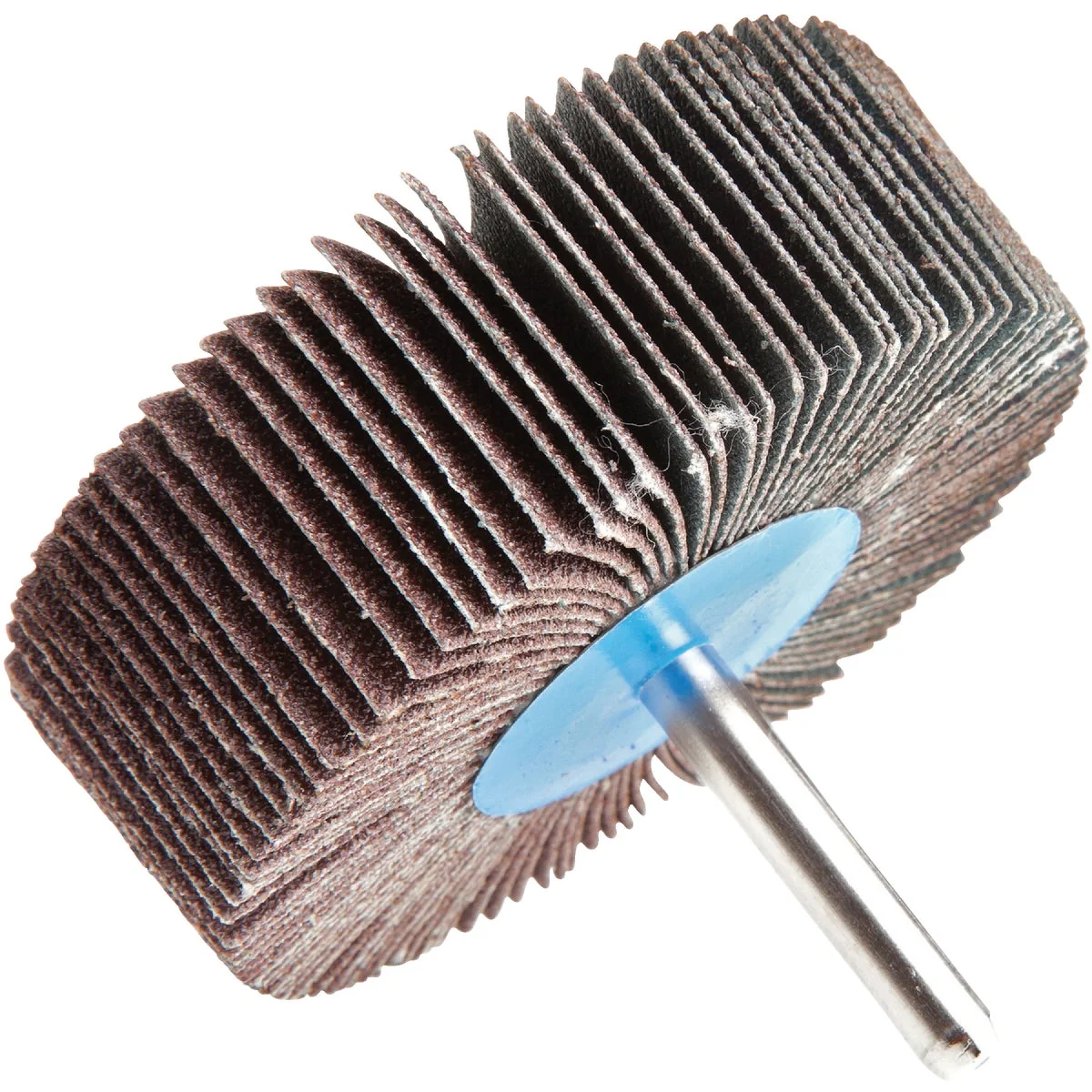 Stylish Forney 3 In. x 1 4 In. 80 Grit Shank Mounted Flap Sanding Wheel Practical