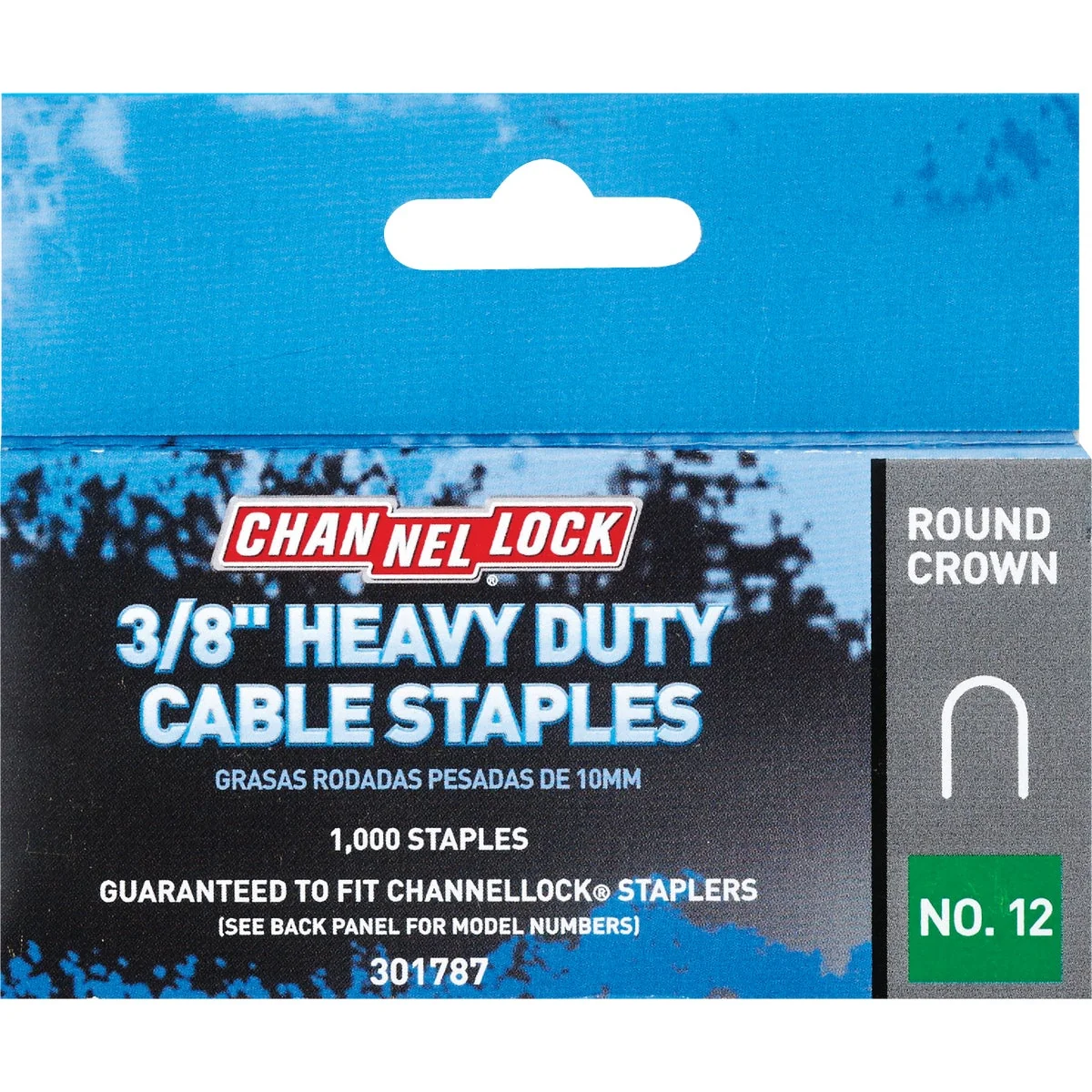 Trendy Channellock T25 Round Crown Cable Staple 3 8 In. 1000-Pack Minimalist