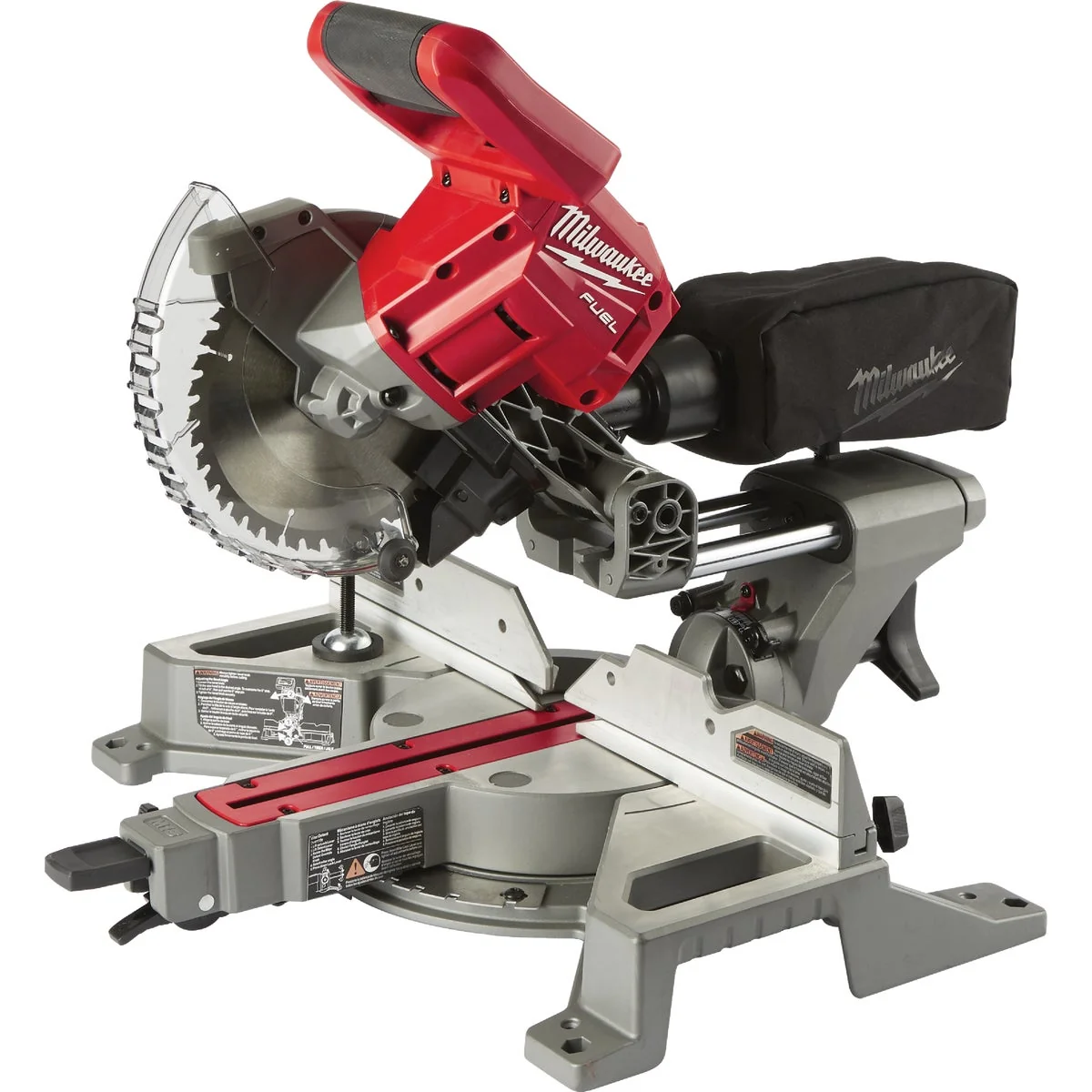 Powerful Milwaukee M18 FUEL 18 Volt Lithium-Ion Brushless 7-1 4 In. Dual-Bevel Sliding Compound Cordless Miter Saw Bare Tool Selected
