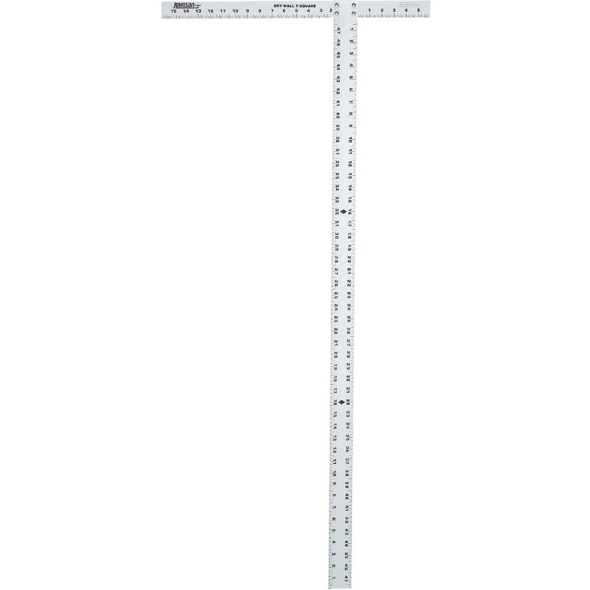 Functional Johnson Level 48 In. Aluminum English Heavy-Duty Drywall Square Trusted