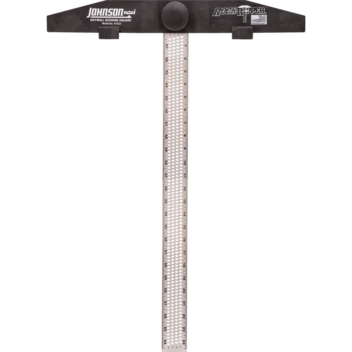 Effective Johnson Level RockRipper 24 In. Aluminum English Metric Scoring Drywall Square Innovative