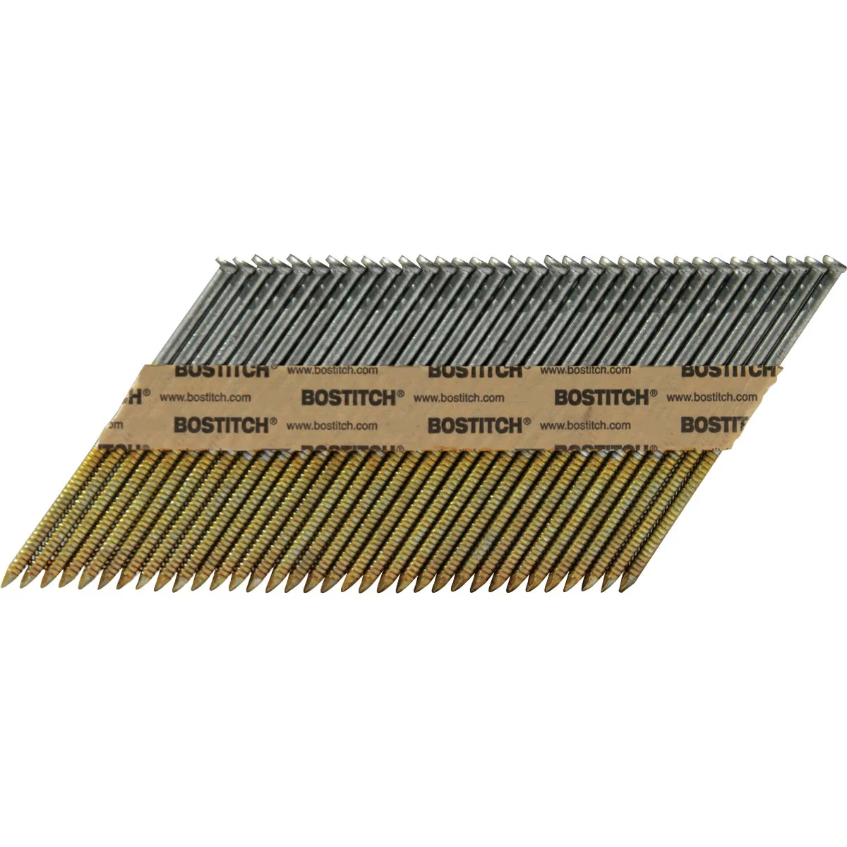 Traditional Bostitch 30 Deg Paper Tape Galvanized Offset Round Head Framing Stick Nail 3 In. x .120 In. 2000 Ct. Premium