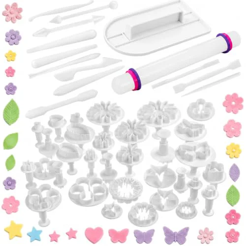 Easy-to-Use Fondant Tools Set Natural