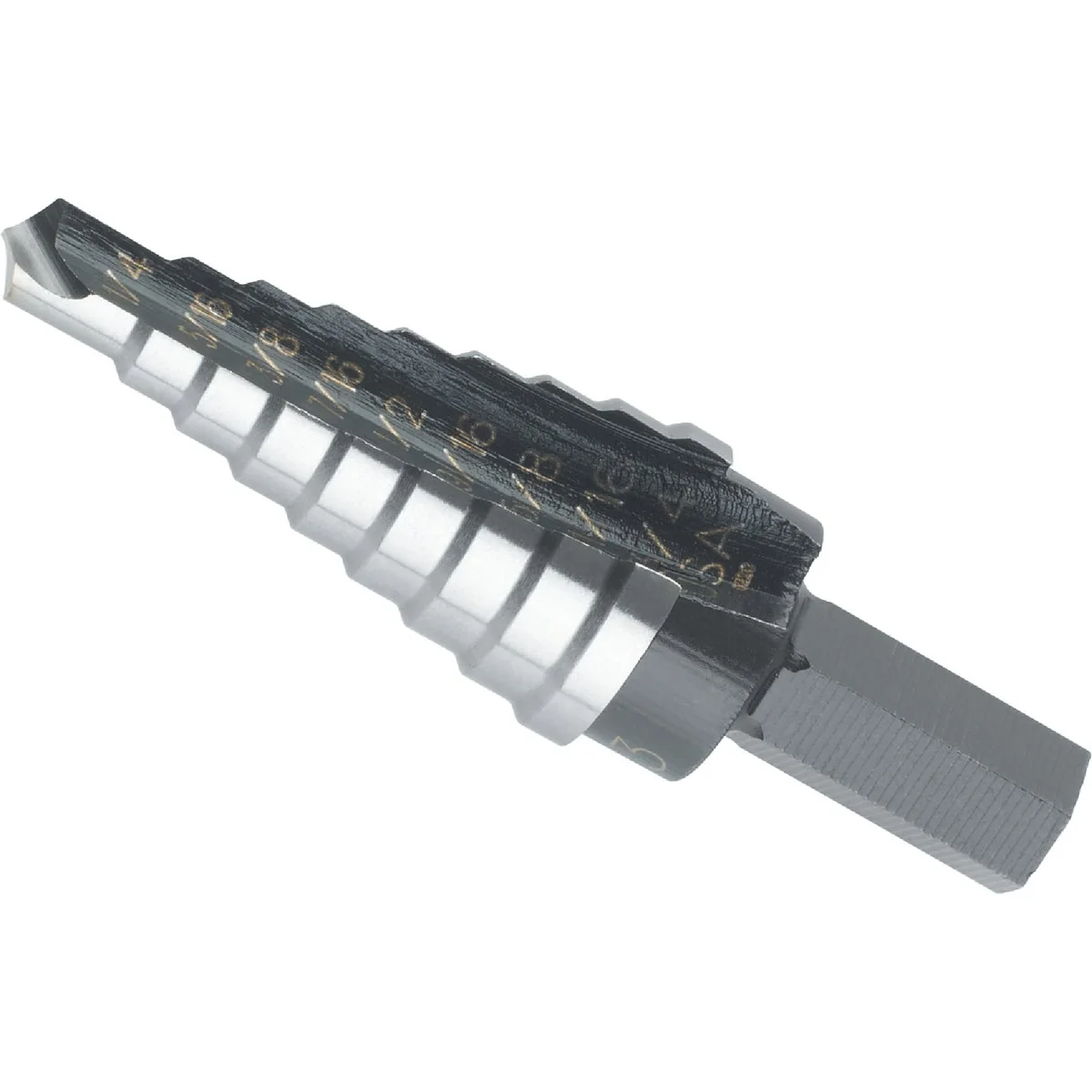 Environmentally Friendly Irwin Unibit 1 4 In. - 3 4 In. 3 Step Drill Bit 9 Steps Refined
