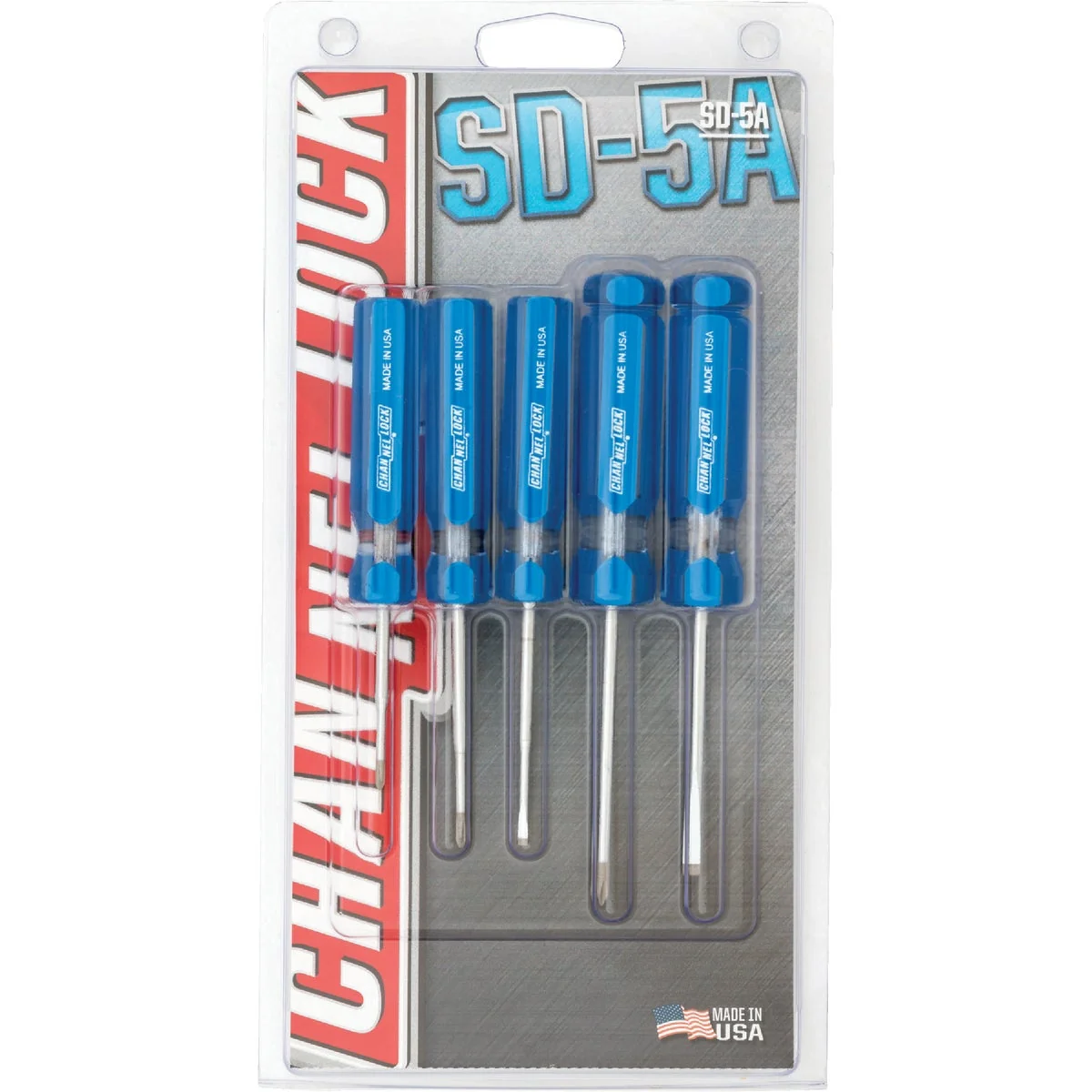 Original Channellock Precision Professional Screwdriver Set 5-Piece
