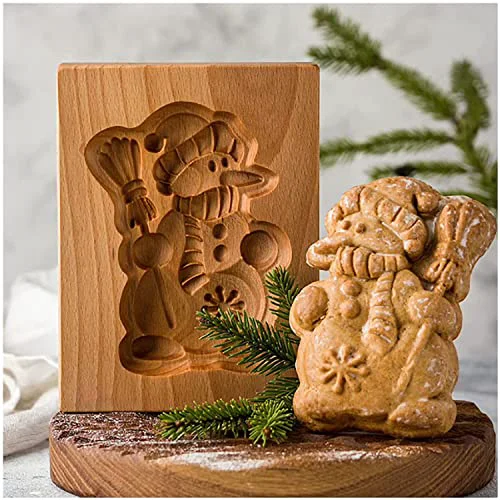 Trendy Wooden Springerle Cookie Molds for Baking Innovative