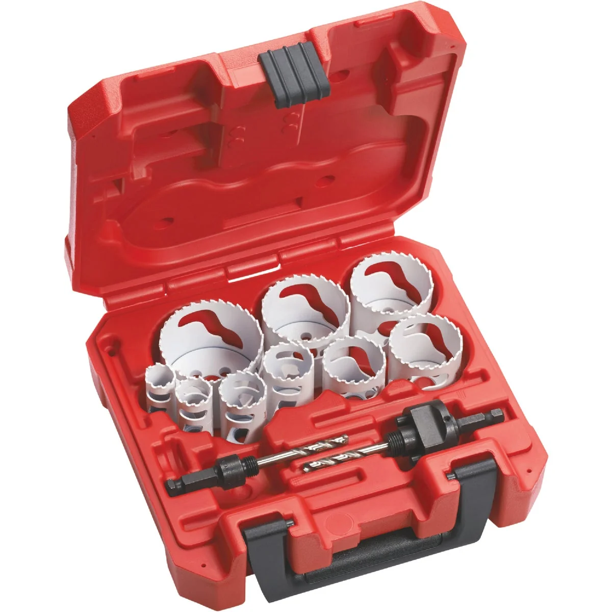 Green Milwaukee HOLE DOZER Bi-Metal General Purpose Hole Saw Set 13-Piece Healthy