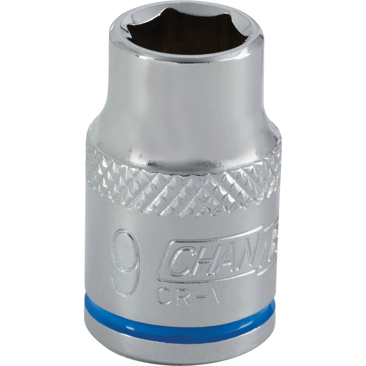 Flexible Channellock 3 8 In. Drive 9 mm 6-Point Shallow Metric Socket Excellent