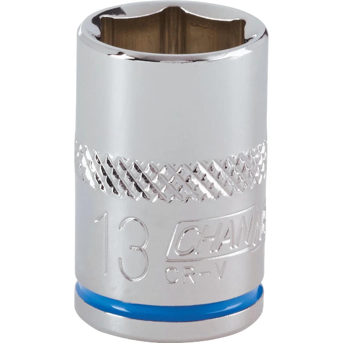 Innovative Channellock 3 8 In. Drive 13 mm 6-Point Shallow Metric Socket Green