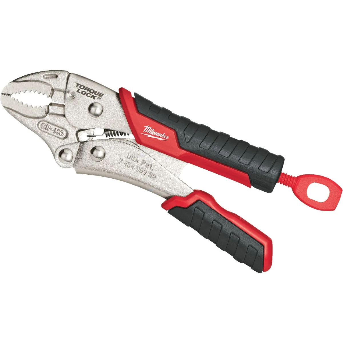 Traditional Milwaukee Torque Lock 5 In. Curved Jaw Overmold Grip Locking Pliers Excellent