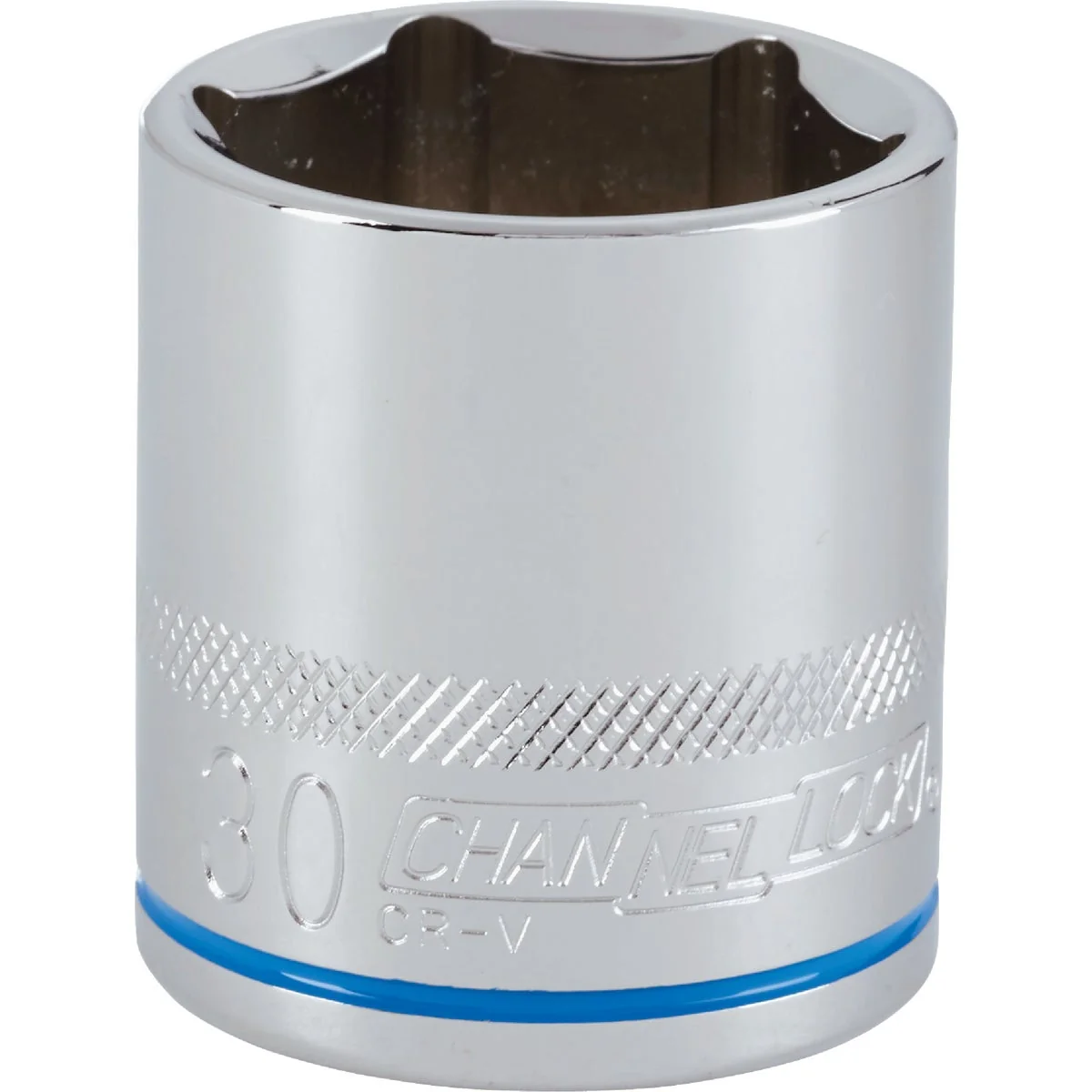 Pure Channellock 1 2 In. Drive 30 mm 6-Point Shallow Metric Socket Reusable