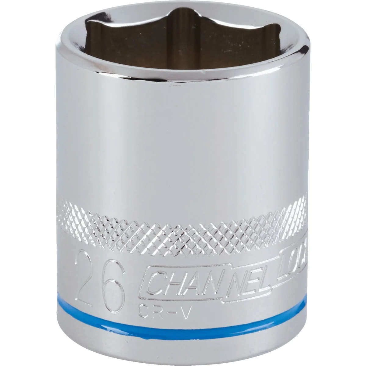 Responsible Channellock 1 2 In. Drive 26 mm 6-Point Shallow Metric Socket Stylish