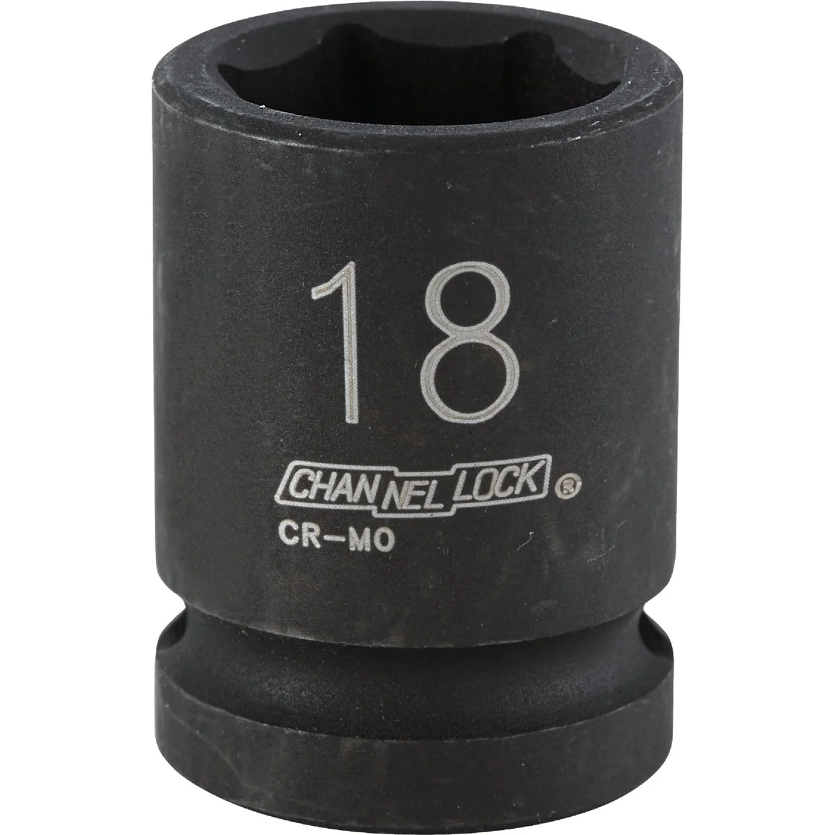 Proven Channellock 1 2 In. Drive 18 mm 6-Point Shallow Metric Impact Socket Functional